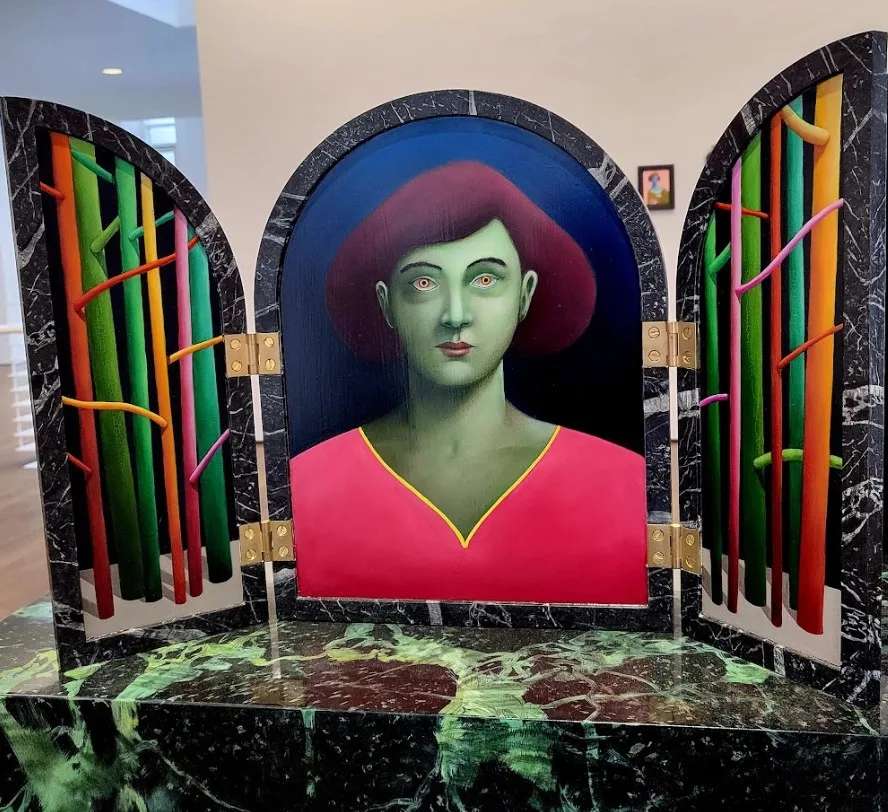 Zeitgenössische Malerei in der Ausstellung