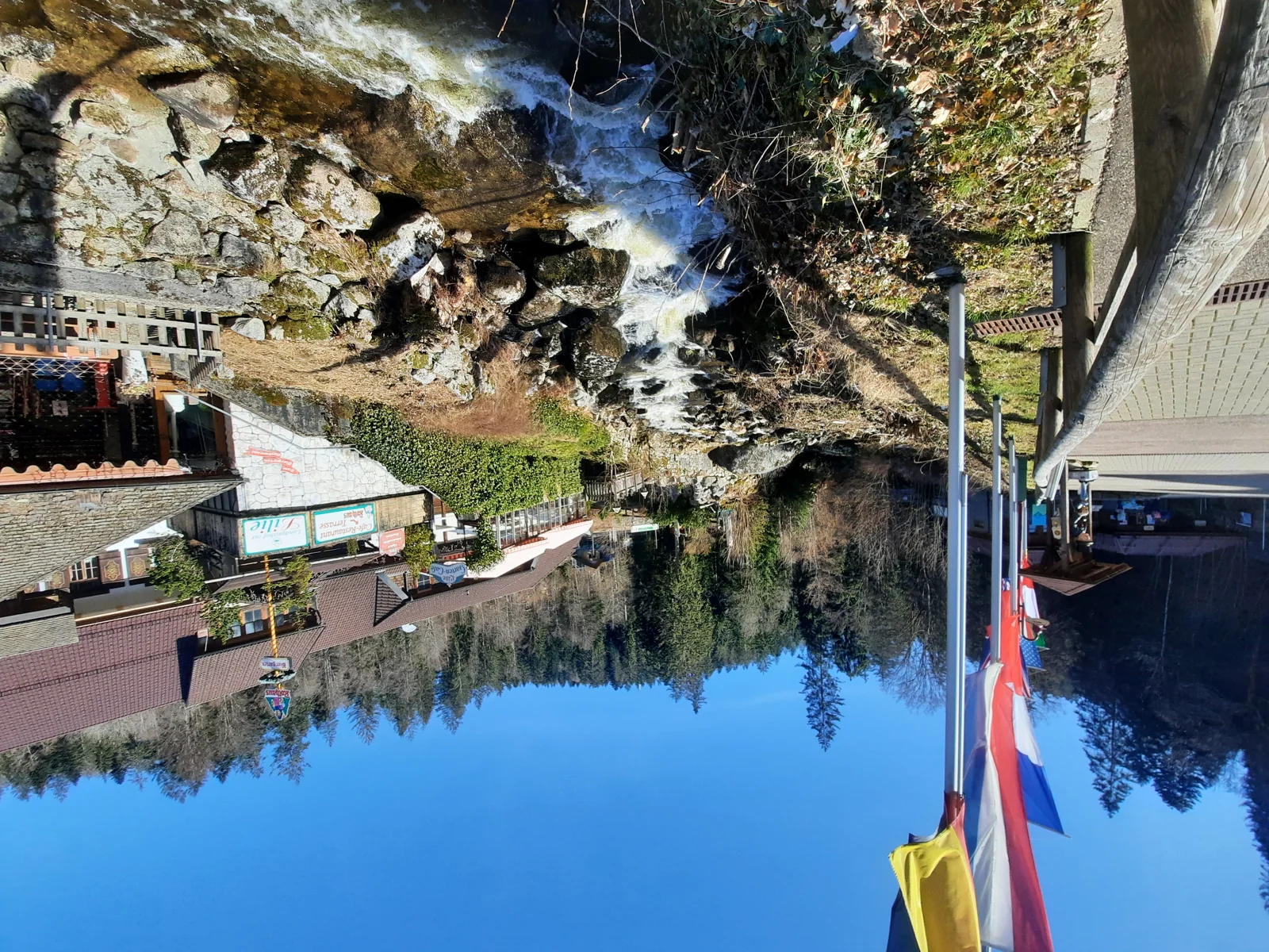 Die Gutach am unteren Eingang der Triberger Wasserfälle