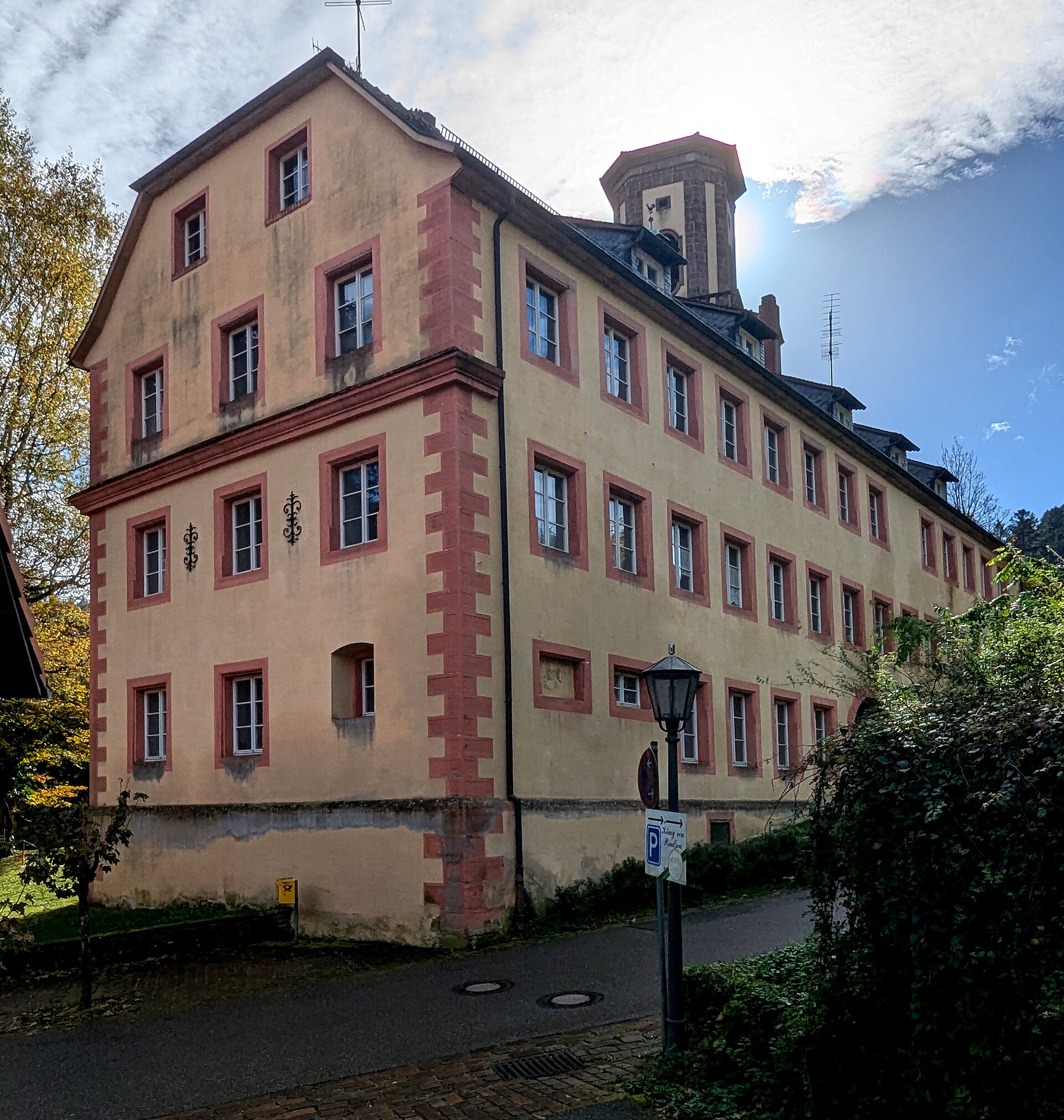 Ruine der Abtei Frauenalb von Osten.
